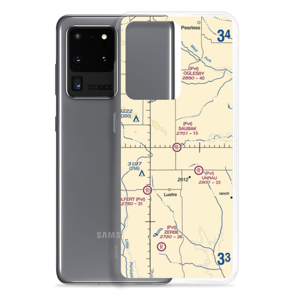 Saubak Airport (15MT) VFR Sectional Samsung Case Samsung Galaxy S20 Ultra model shown