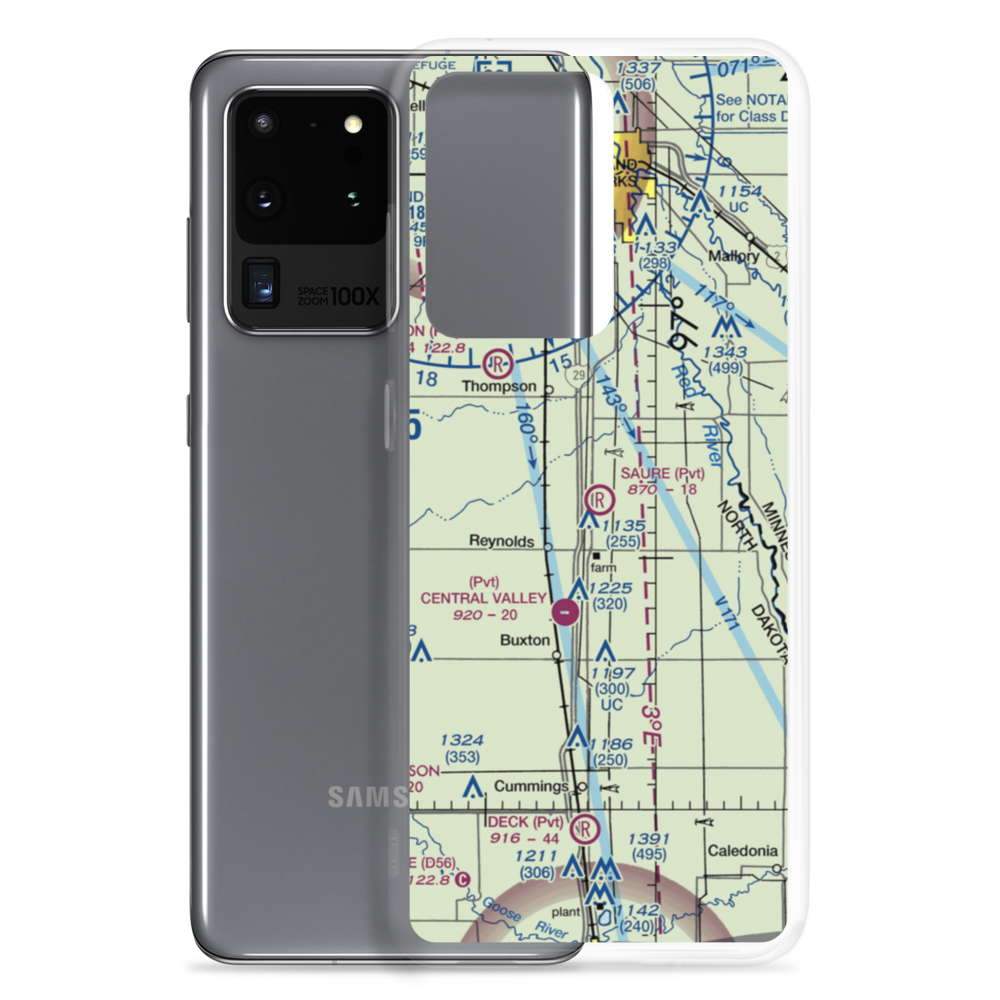 Saure Airport (NA02) VFR Sectional Samsung Case Samsung Galaxy S20 Ultra model shown