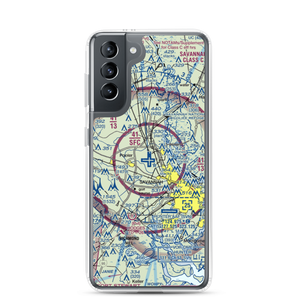 Savannah Hilton Head International Airport (SAV) VFR Sectional Samsung Case