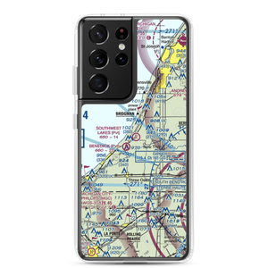 Sawyer / Southwest Lakes Airpark (US-0182) VFR Sectional Samsung Case