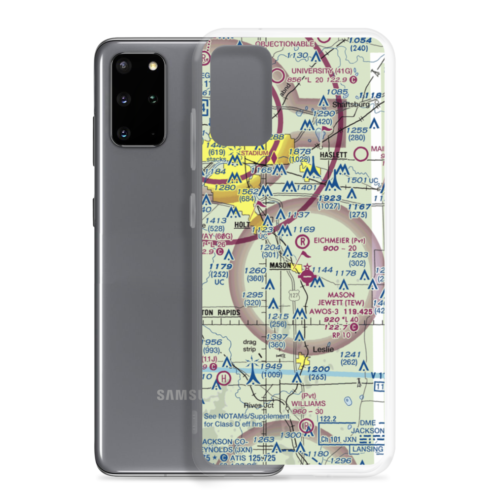 Sawyer Field (29MI) VFR Sectional Samsung Case Samsung Galaxy S20 Plus model shown