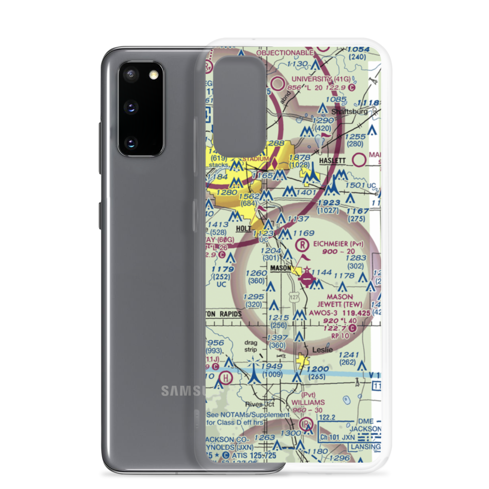 Sawyer Field (29MI) VFR Sectional Samsung Case Samsung Galaxy S20 model shown