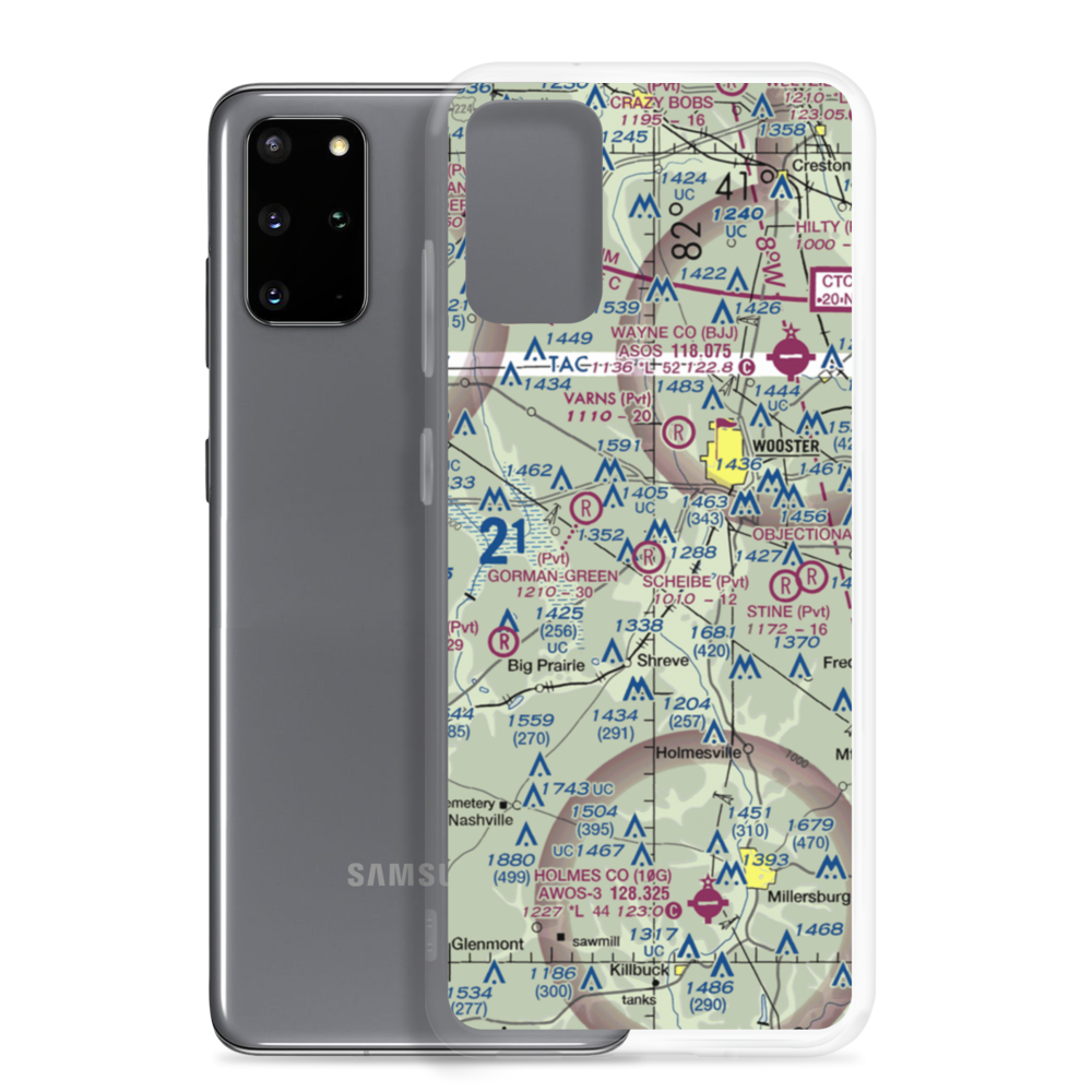 Scheibe Field (OI55) VFR Sectional Samsung Case Samsung Galaxy S20 Plus model shown
