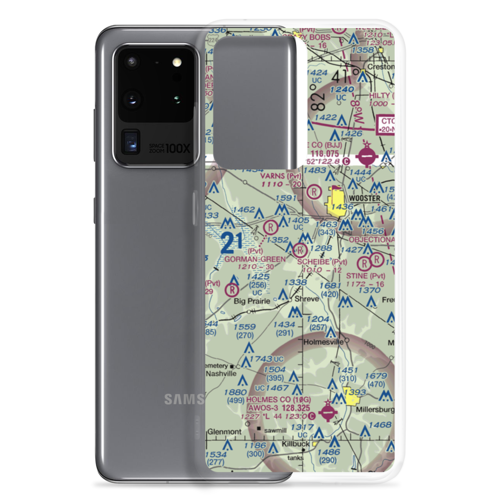 Scheibe Field (OI55) VFR Sectional Samsung Case Samsung Galaxy S20 Ultra model shown