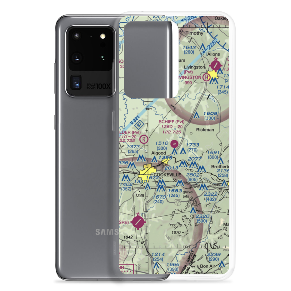 Schiff Airport (TN80) VFR Sectional Samsung Case Samsung Galaxy S20 Ultra model shown