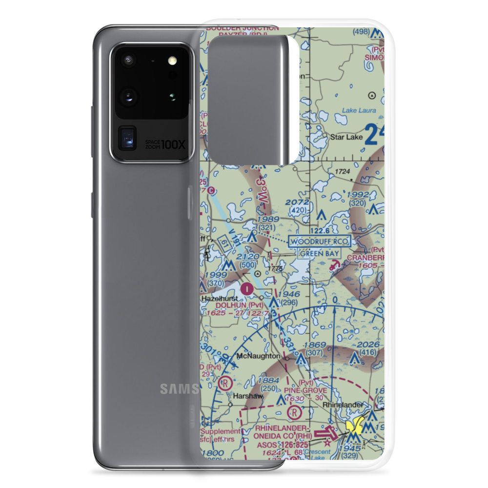 Schiffmann Seaplane Base (WS64) VFR Sectional Samsung Case Samsung Galaxy S20 Ultra model shown