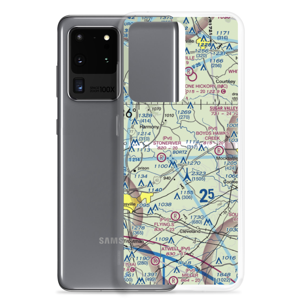 Schneider Haven Airstrip (NC75) VFR Sectional Samsung Case Samsung Galaxy S20 Ultra model shown