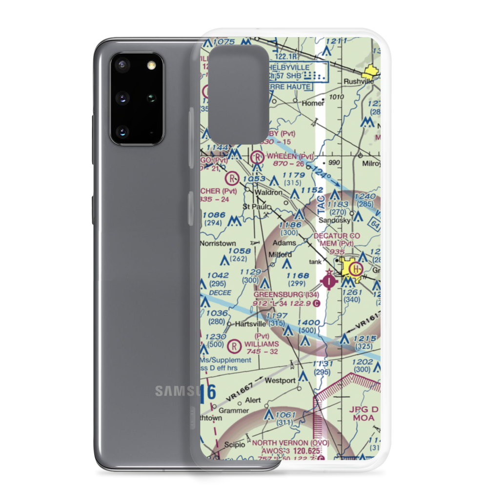 Schoettmer Farm Airport (67II) VFR Sectional Samsung Case Samsung Galaxy S20 Plus model shown