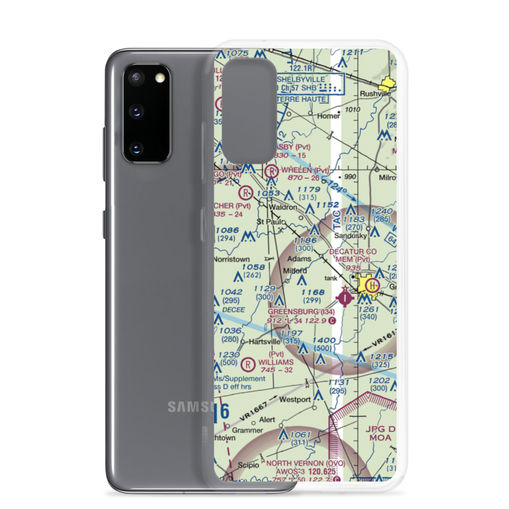 Schoettmer Farm Airport (67II) VFR Sectional Samsung Case Samsung Galaxy S20 model shown