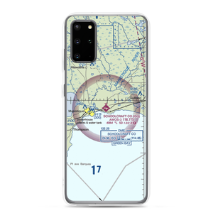 Schoolcraft County Airport (ISQ) VFR Sectional Samsung Case