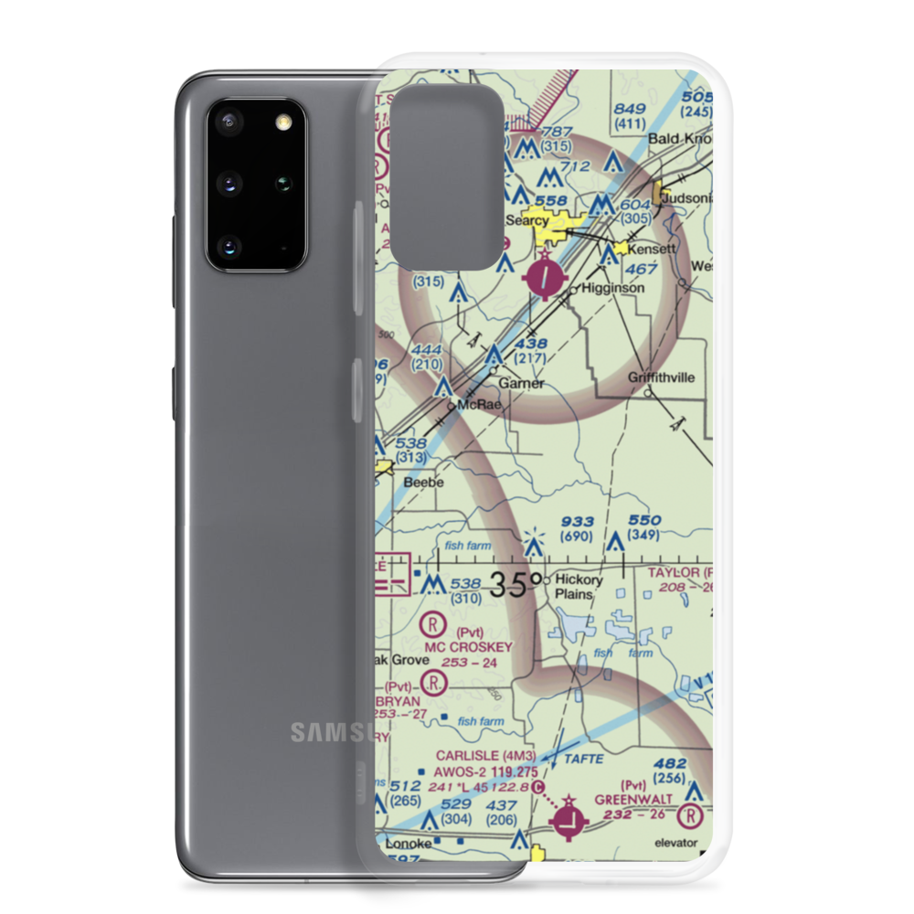 Schroeder's field (US-0466) VFR Sectional Samsung Case Samsung Galaxy S20 Plus model shown