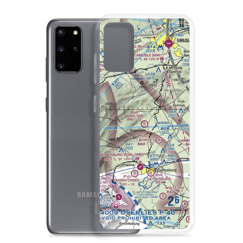 Schulteis Airport (3PN0) VFR Sectional Samsung Case Samsung Galaxy S20 Plus model shown