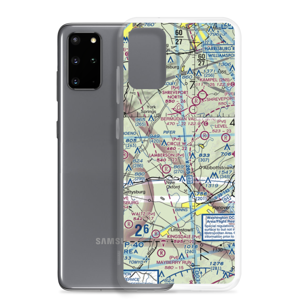 Schulteis Field (71PN) VFR Sectional Samsung Case Samsung Galaxy S20 Plus model shown