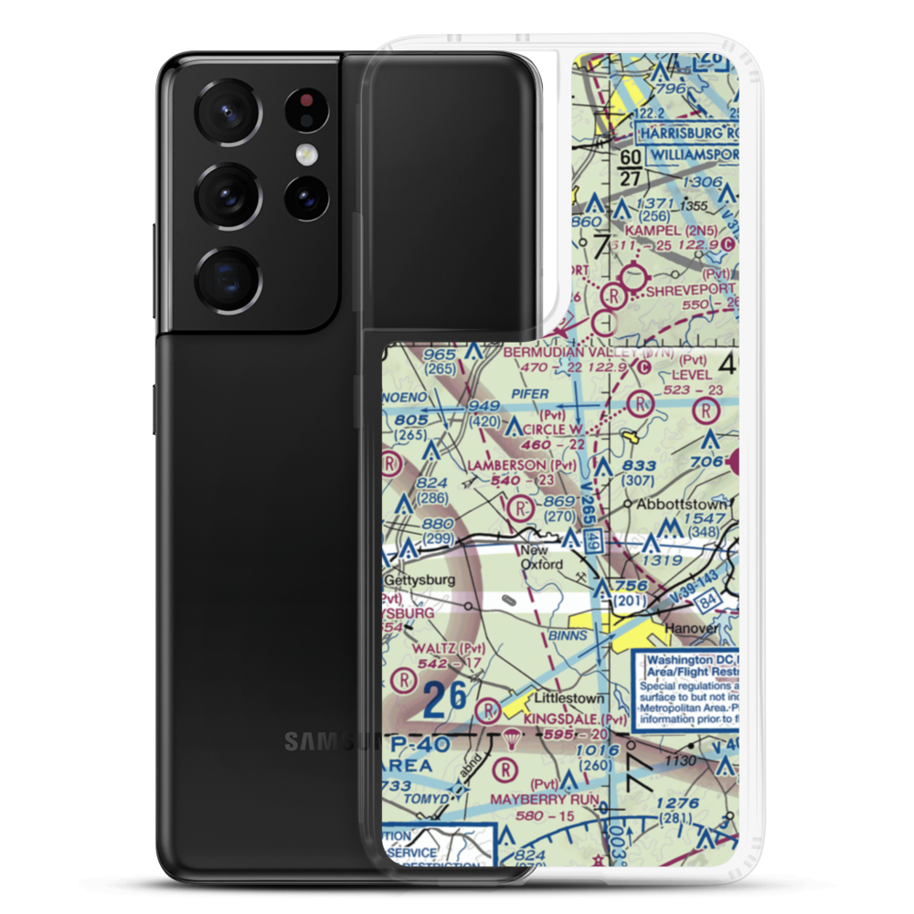 Schulteis Field (71PN) VFR Sectional Samsung Case Samsung Galaxy S21 Ultra model shown