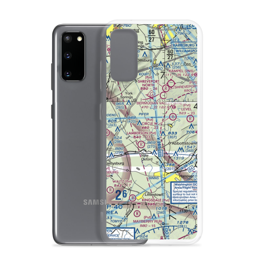 Schulteis Field (71PN) VFR Sectional Samsung Case Samsung Galaxy S20 model shown