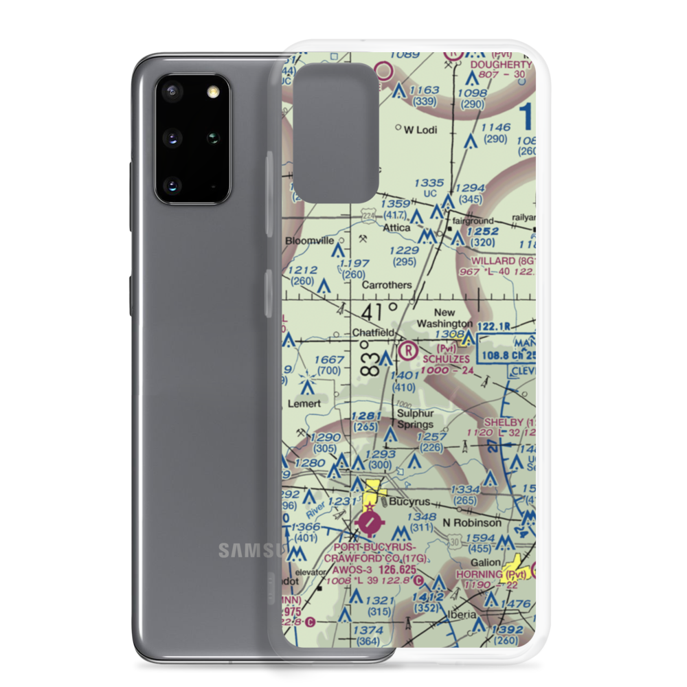 Schulze's Airport (69OI) VFR Sectional Samsung Case Samsung Galaxy S20 Plus model shown