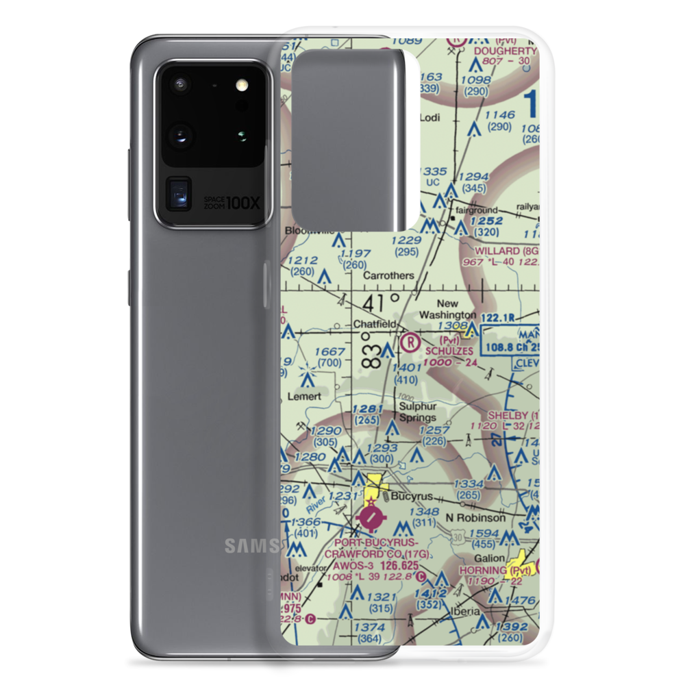 Schulze's Airport (69OI) VFR Sectional Samsung Case Samsung Galaxy S20 Ultra model shown