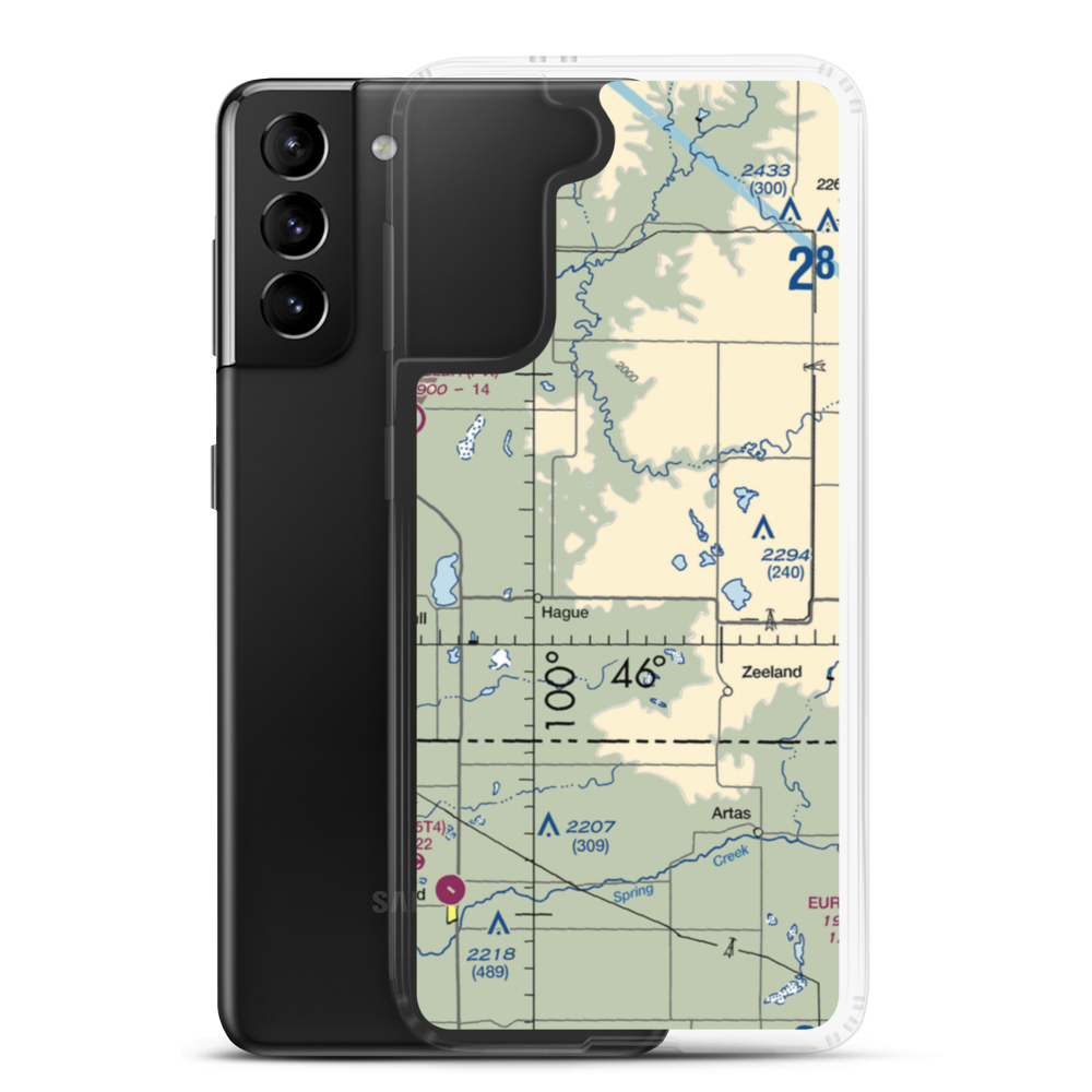 Schumacher Strip (0ND6) VFR Sectional Samsung Case Samsung Galaxy S21 Plus model shown