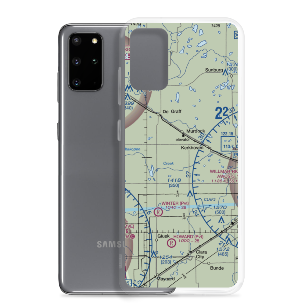 Schwenk Airport (MY19) VFR Sectional Samsung Case Samsung Galaxy S20 Plus model shown