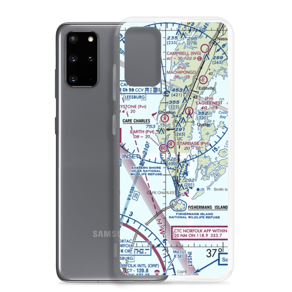 Scott Farm Strip (VG30) VFR Sectional Samsung Case Samsung Galaxy S20 Plus model shown
