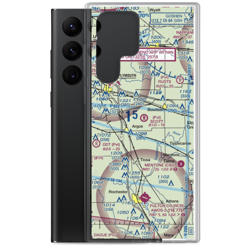 Scott Field (2IN4) VFR Sectional Samsung Case Samsung Galaxy S22 Ultra model shown