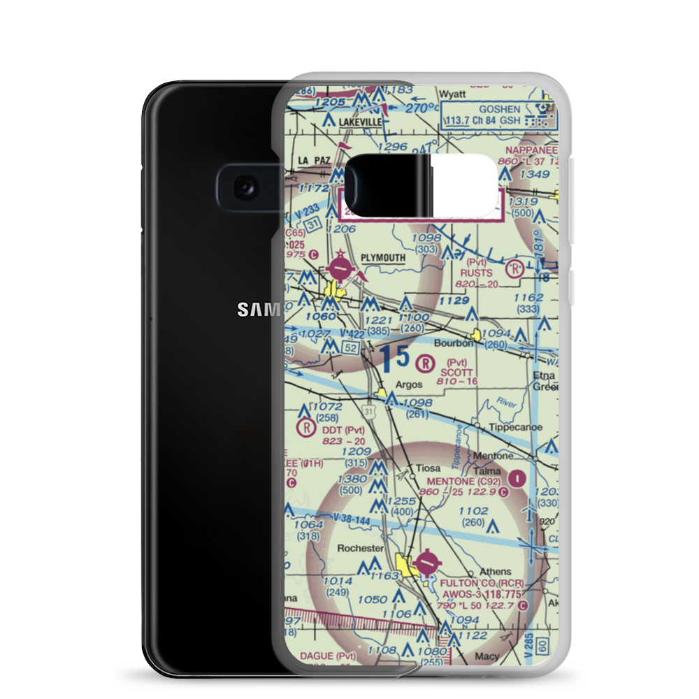 Scott Field (2IN4) VFR Sectional Samsung Case Samsung Galaxy S10e model shown