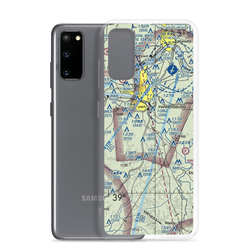 Scott Field (WV64) VFR Sectional Samsung Case Samsung Galaxy S20 model shown