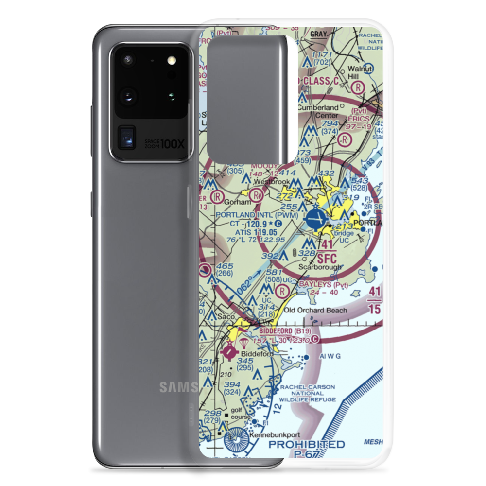 Scottow Bog Flightpark Ultralightport (ME66) VFR Sectional Samsung Case Samsung Galaxy S20 Ultra model shown