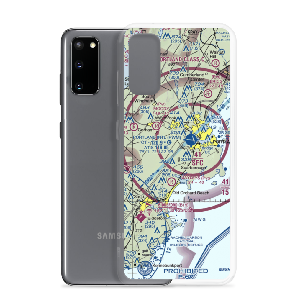 Scottow Bog Flightpark Ultralightport (ME66) VFR Sectional Samsung Case Samsung Galaxy S20 model shown