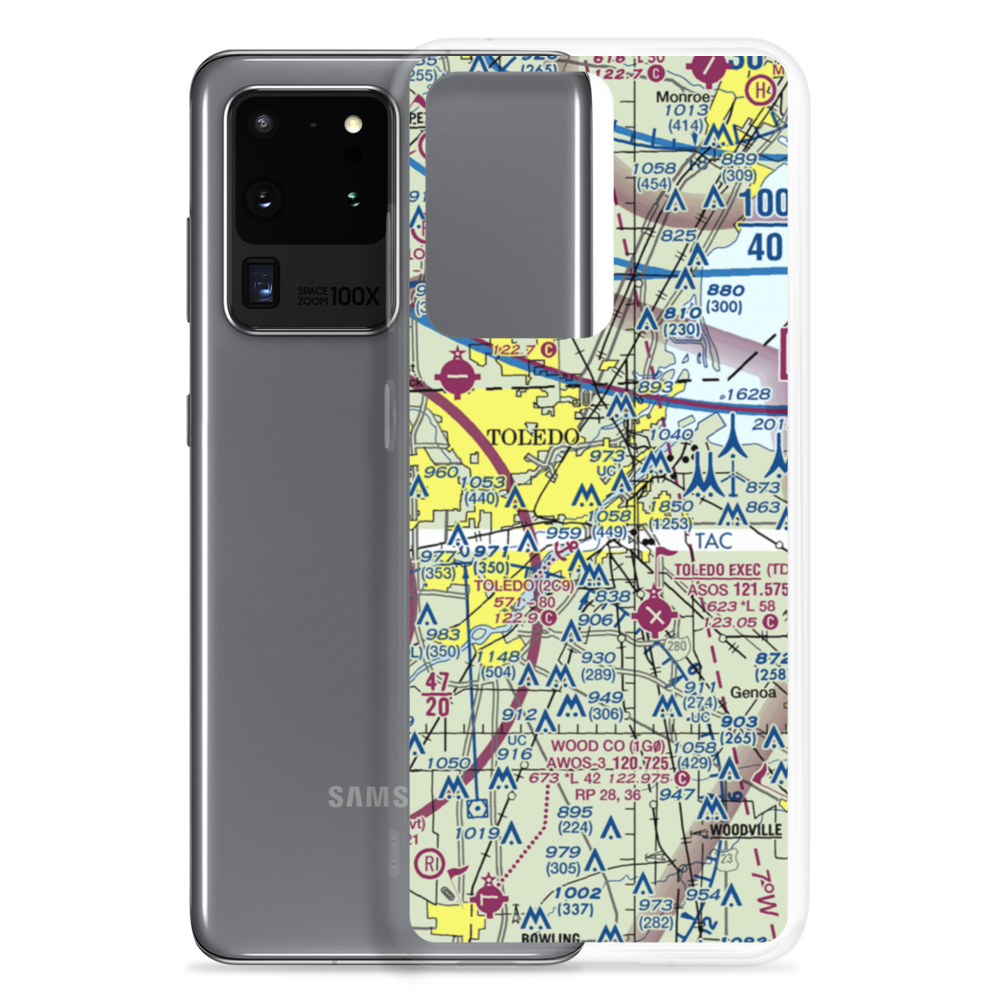 Seagate Helistop (6T2) VFR Sectional Samsung Case Samsung Galaxy S20 Ultra model shown