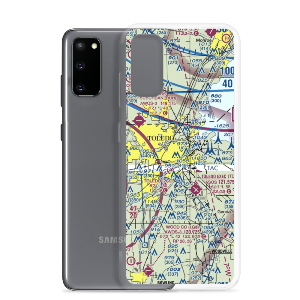Seagate Helistop (6T2) VFR Sectional Samsung Case Samsung Galaxy S20 model shown