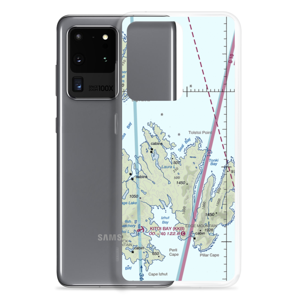 Seal Bay Seaplane Base (SYB) VFR Sectional Samsung Case Samsung Galaxy S20 Ultra model shown