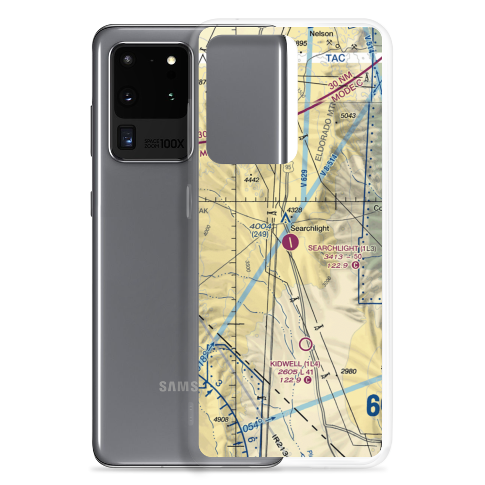 Searchlight Airport (1L3) VFR Sectional Samsung Case Samsung Galaxy S20 Ultra model shown