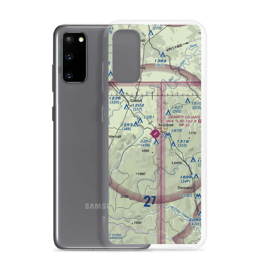 Searcy County Airport (4A5) VFR Sectional Samsung Case Samsung Galaxy S20 model shown