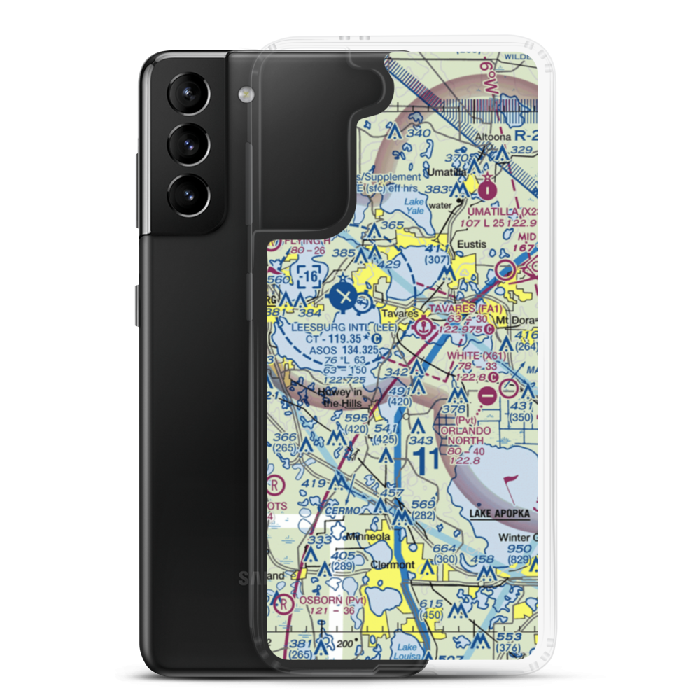 Searey Central SPB (3FA8) VFR Sectional Samsung Case Samsung Galaxy S21 Plus model shown