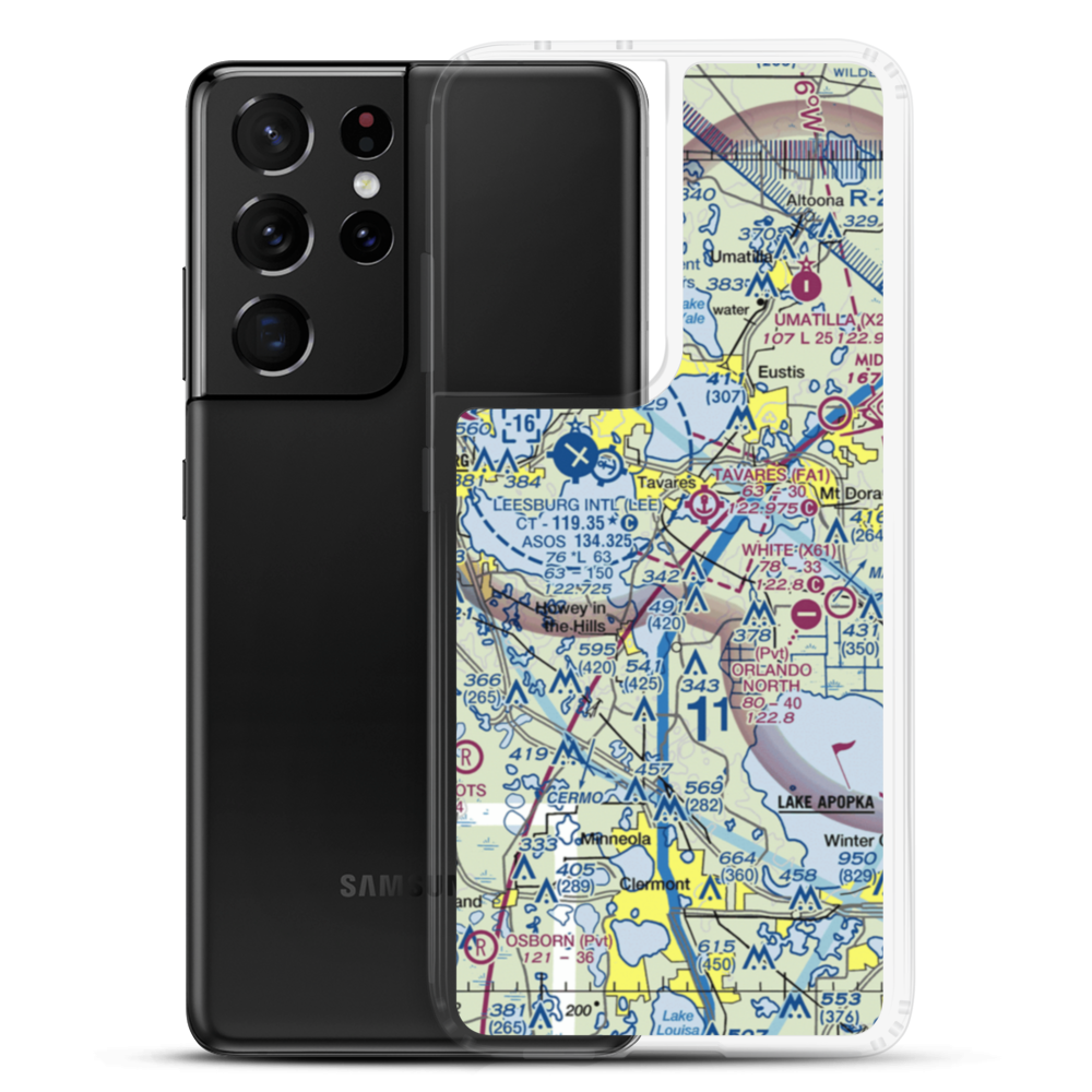 Searey Central SPB (3FA8) VFR Sectional Samsung Case Samsung Galaxy S21 Ultra model shown