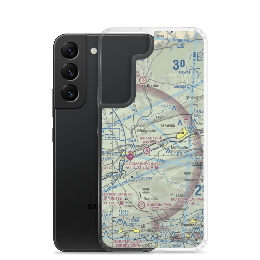 Seesholtz Airport (86PN) VFR Sectional Samsung Case Samsung Galaxy S22 model shown