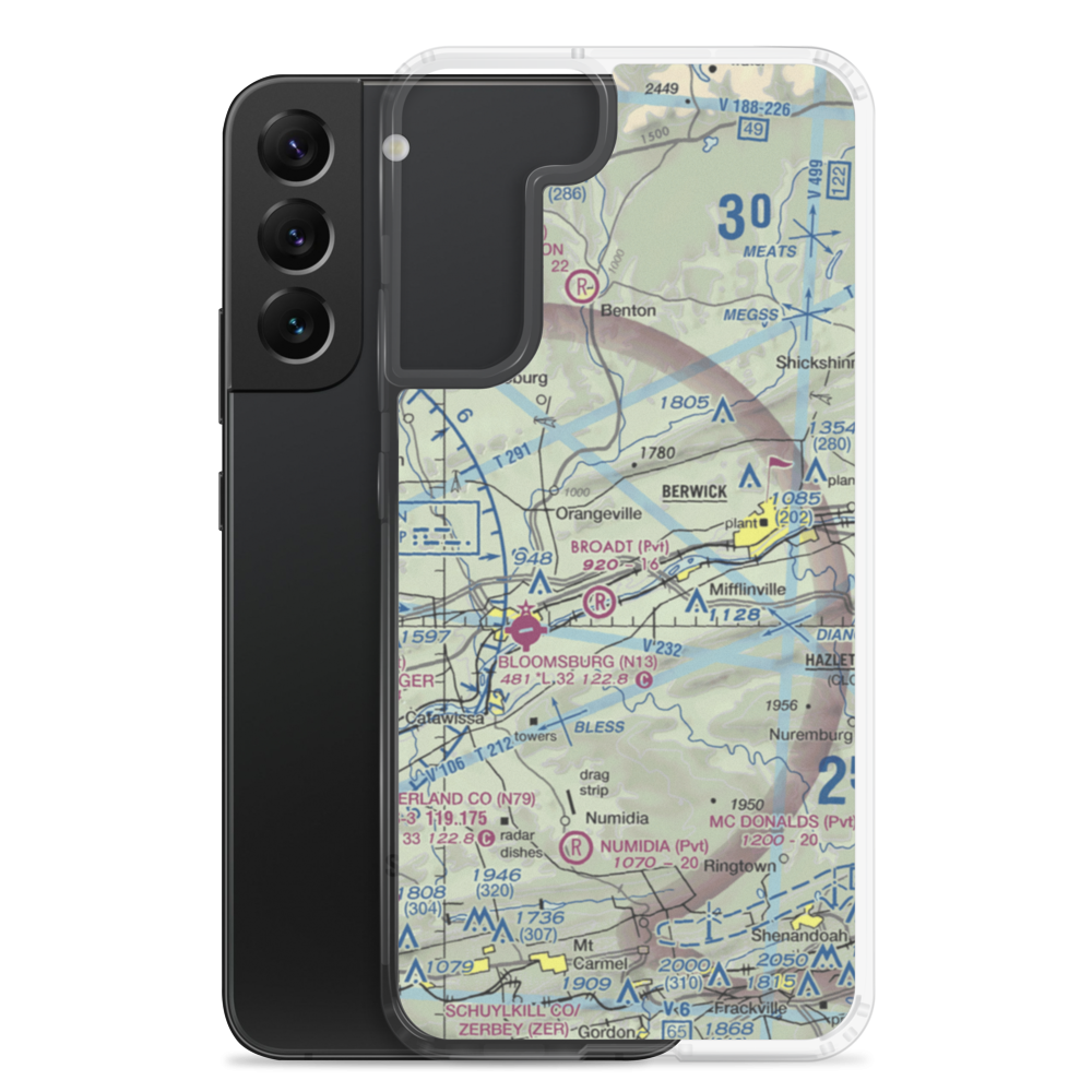 Seesholtz Airport (86PN) VFR Sectional Samsung Case Samsung Galaxy S22 Plus model shown