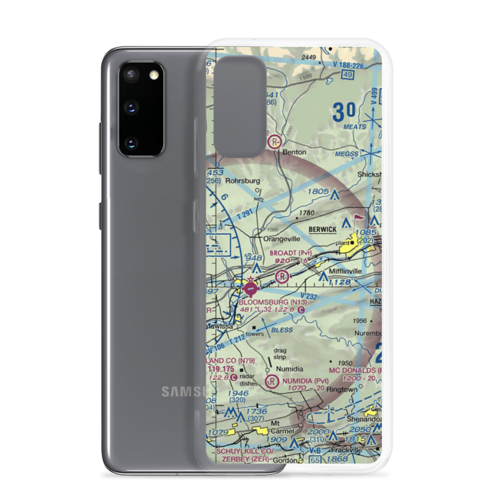 Seesholtz Airport (86PN) VFR Sectional Samsung Case Samsung Galaxy S20 model shown