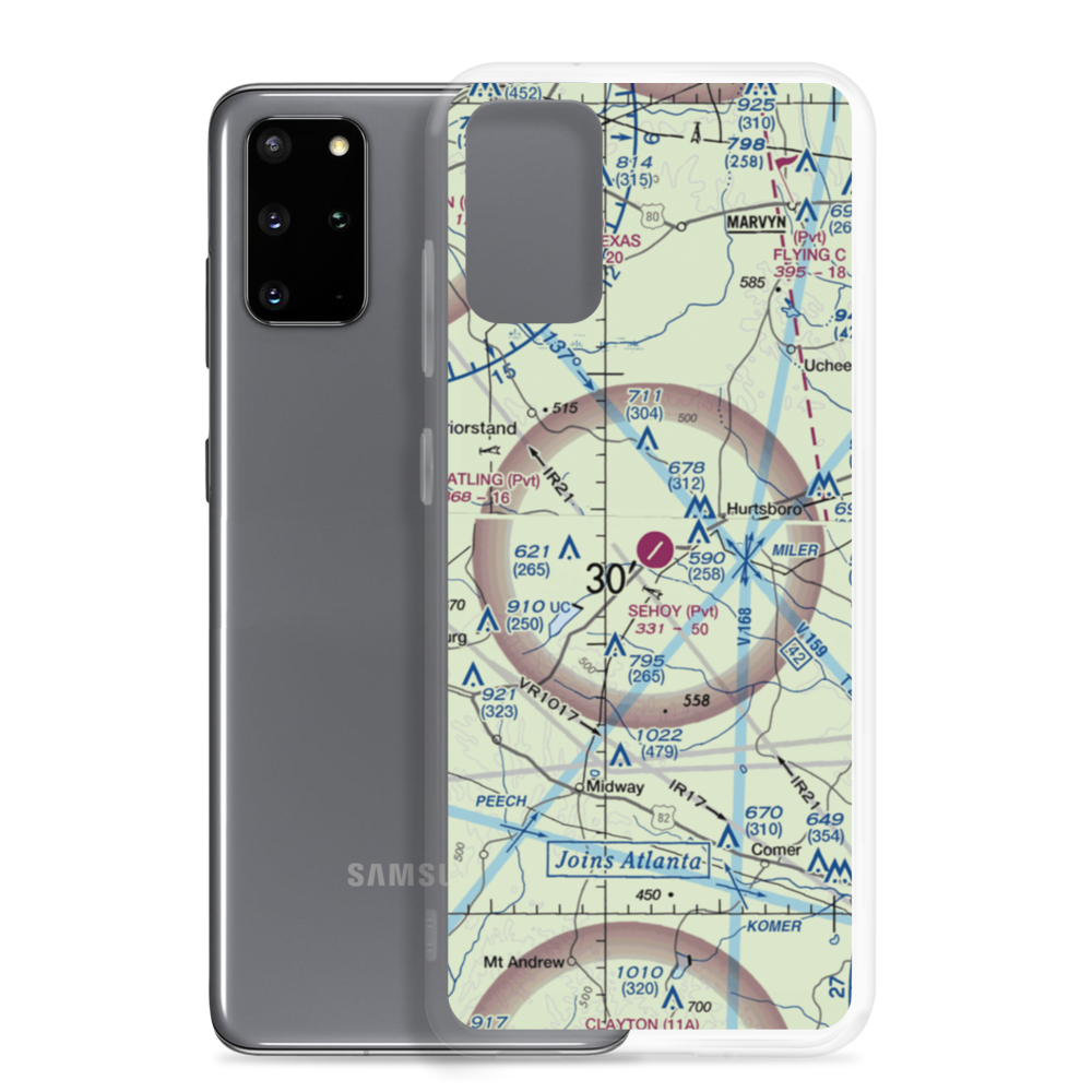 Sehoy Airport (AL05) VFR Sectional Samsung Case Samsung Galaxy S20 Plus model shown