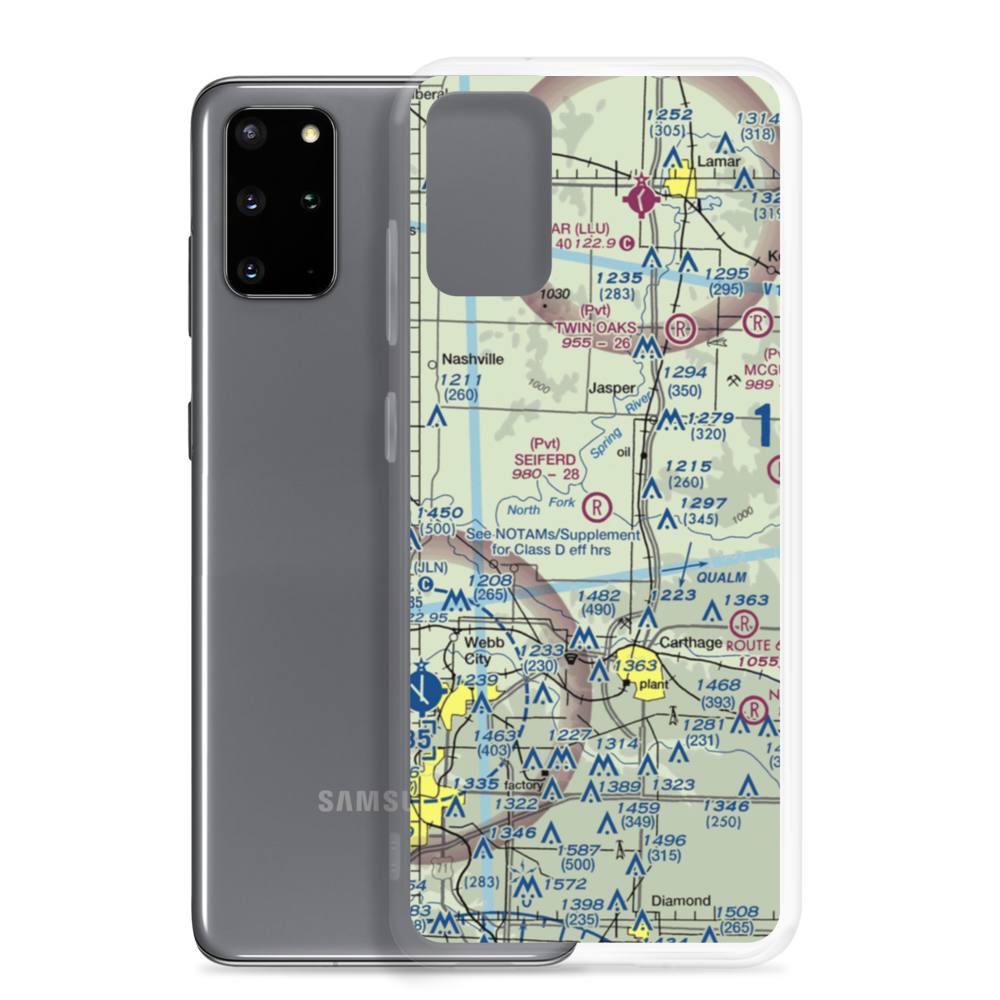 Seiferd Field (80MO) VFR Sectional Samsung Case Samsung Galaxy S20 Plus model shown