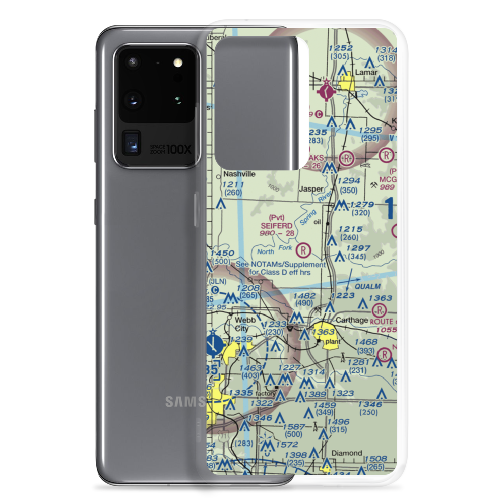 Seiferd Field (80MO) VFR Sectional Samsung Case Samsung Galaxy S20 Ultra model shown