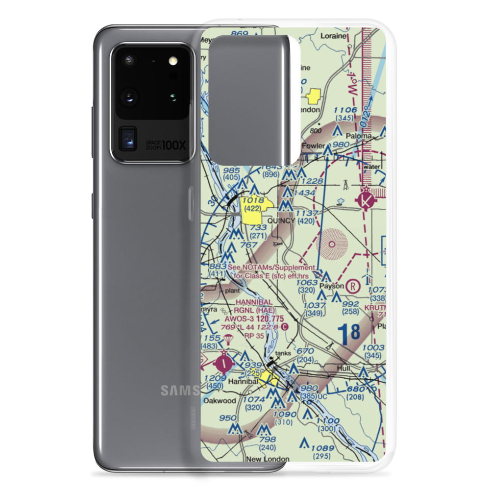 Seigfried Halfpap Airport (87IS) VFR Sectional Samsung Case Samsung Galaxy S20 Ultra model shown
