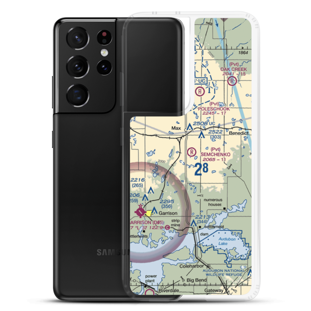Semchenko Airport (5NA0) VFR Sectional Samsung Case Samsung Galaxy S21 Ultra model shown