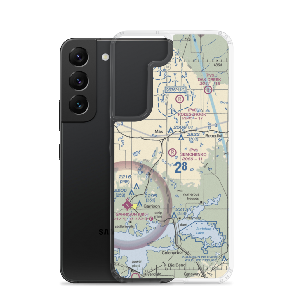 Semchenko Airport (5NA0) VFR Sectional Samsung Case Samsung Galaxy S22 model shown