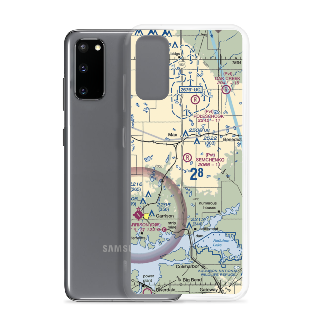 Semchenko Airport (5NA0) VFR Sectional Samsung Case Samsung Galaxy S20 model shown