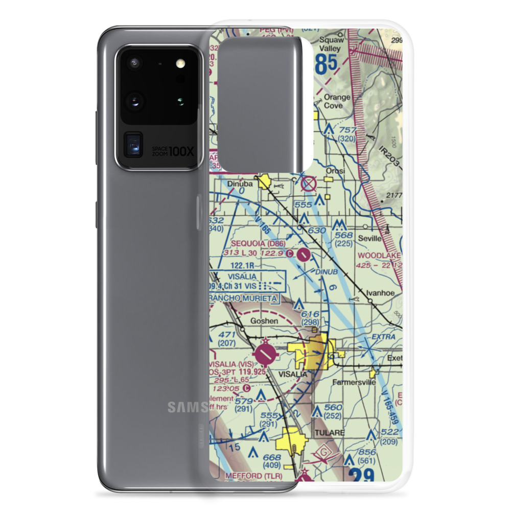 Sequoia Field (D86) VFR Sectional Samsung Case Samsung Galaxy S20 Ultra model shown
