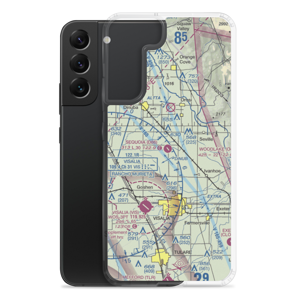 Sequoia Field (D86) VFR Sectional Samsung Case Samsung Galaxy S22 Plus model shown