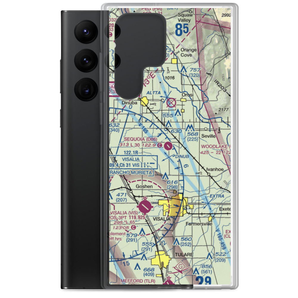 Sequoia Field (D86) VFR Sectional Samsung Case Samsung Galaxy S22 Ultra model shown