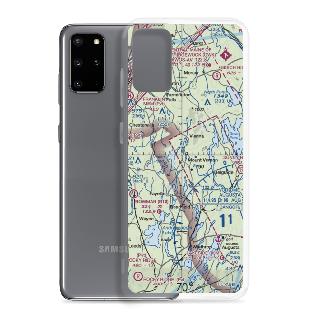 Seven G S Seaplane Base (75B) VFR Sectional Samsung Case Samsung Galaxy S20 Plus model shown